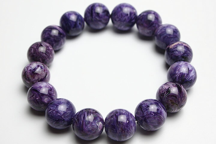 14mmチャロアイトブレスレット　ファイナルグレード