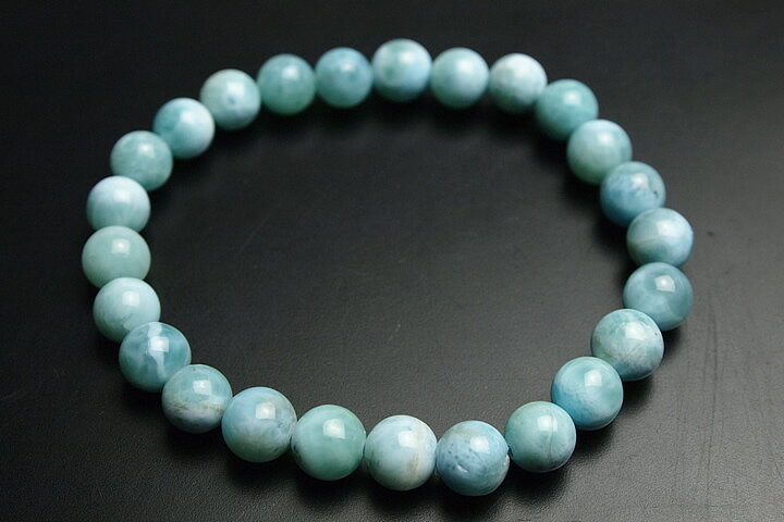 高品質3Aグレード 7mmラリマーブレスレット