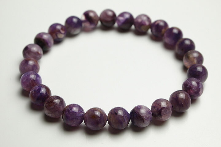 8mmチャロアイトシリカブレスレット プレミアムグレード