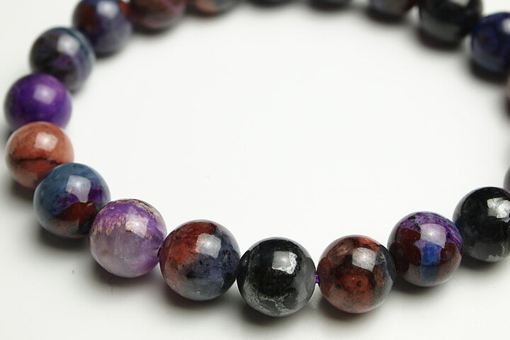 9mmブルースギライトシリカブレスレット　ファイナルグレード