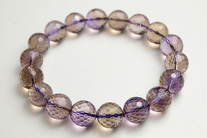 11mm5Aアメトリンカットブレスレット ボリビア産