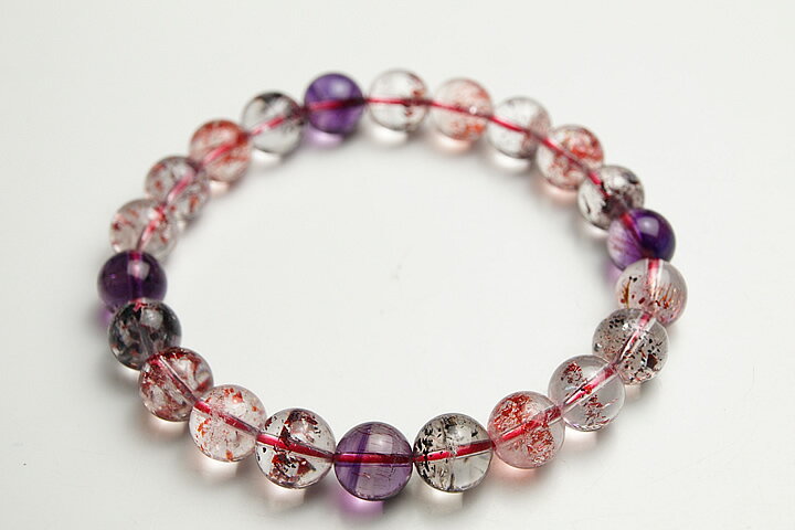 8.5mm4Aエスピリット・サント産マルチカラーエレスチャルスーパーセブンブレス