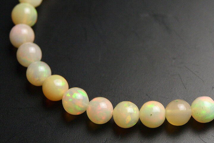 5mmエチオピアオパールブレスレット　プレミアムグレード