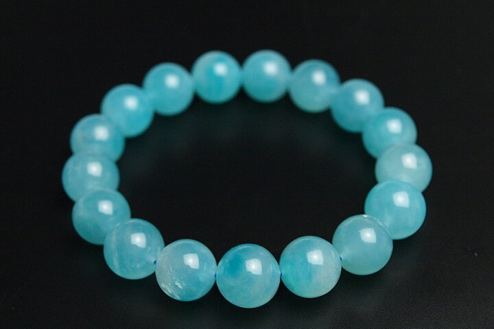 11.5mmアマゾナイトブレスレットファイナルグレード ペルー産