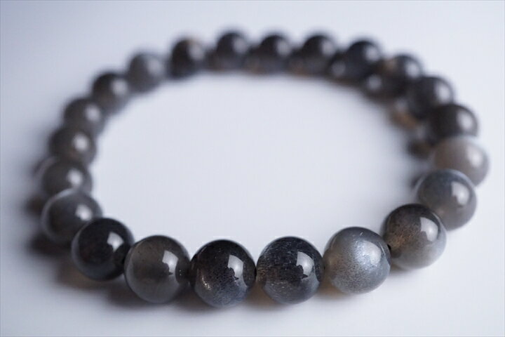 8mmブラックスターサンストーンブレスレット
