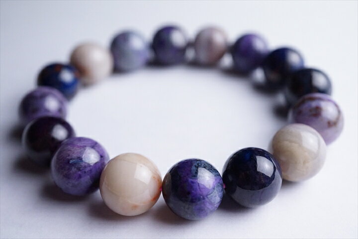 12.5mmマルチカラースギライトブレスレット　ファイナルグレード