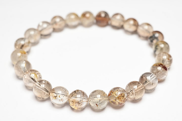 8mm5A天然シャンパントパーズブレスレット