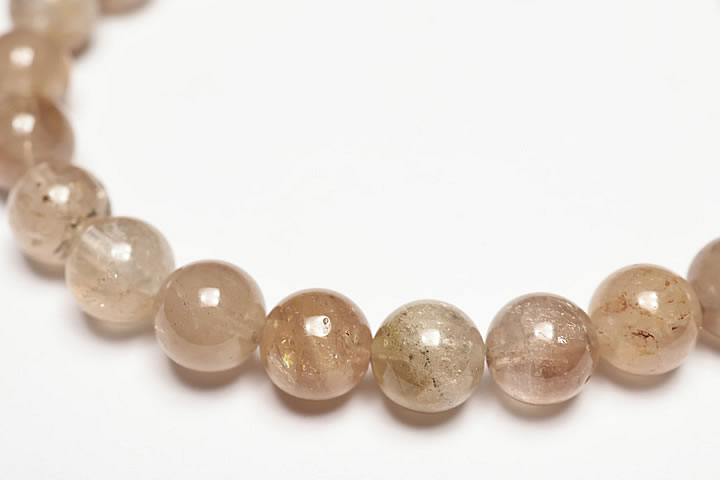 7.5mm5A天然シャンパントパーズブレスレット