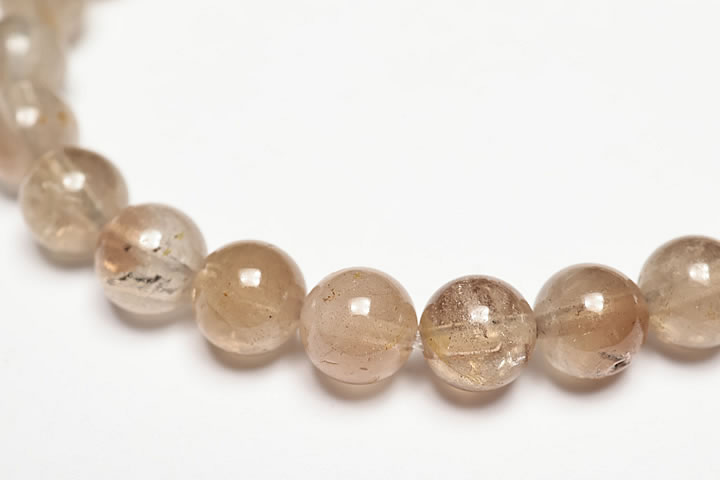 7.5mm5A天然シャンパントパーズブレスレット