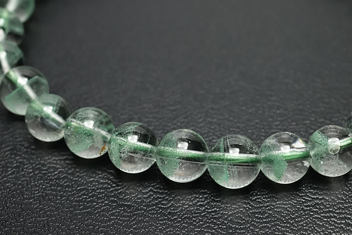 6.5mmグリーンファントムブレスレット プレミアムグレード マダガスカル産