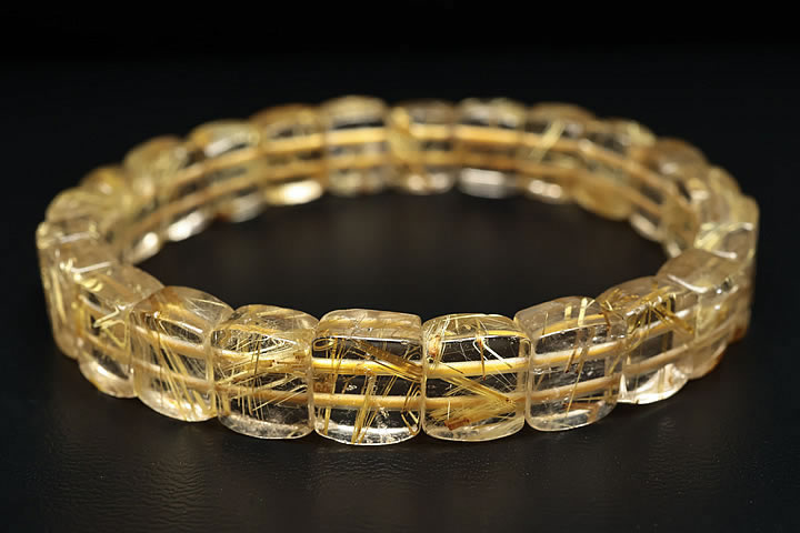 10Aタイチンルチルバングルブレスレット