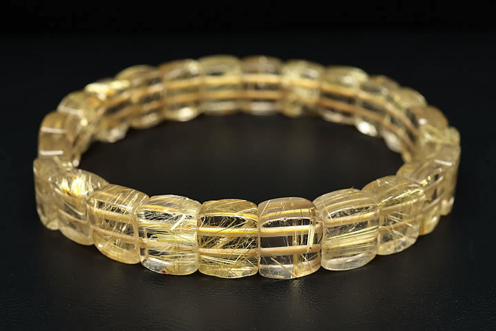 10Aタイチンルチルバングルブレスレット