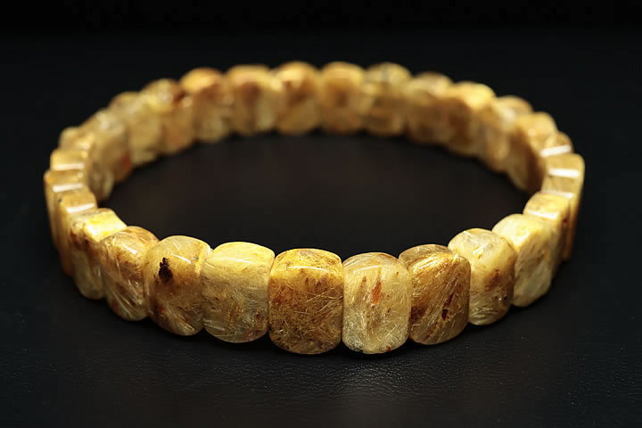 10Aタイチンルチルバングルブレスレット