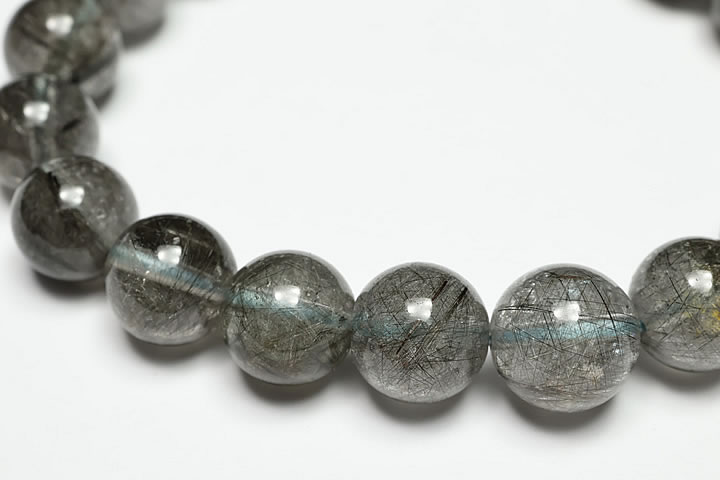 10mmリアルブラックブルールチルブレスレット ファイナルグレード