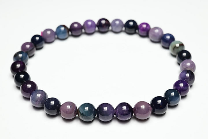 6.5mmマルチカラースギライトブレスレット　ファイナルグレード++++