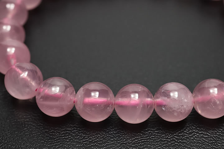 8mmディープカラーマダガスカルローズブレスレット トップグレード