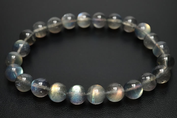 8mm6A宝石質ラブラドライトブレスレット