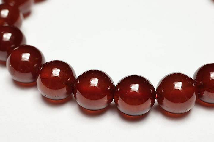 9mmオレンジグロッシュラーガーネットブレスレット　5Aグレード