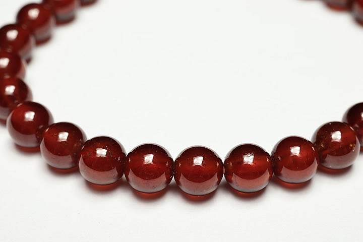 6.5mmオレンジグロッシュラーガーネットブレスレット　5Aグレード