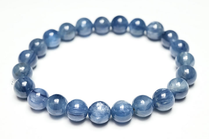 8mmカイヤナイトブレスレット ファイナルグレード+++ ブラジル産