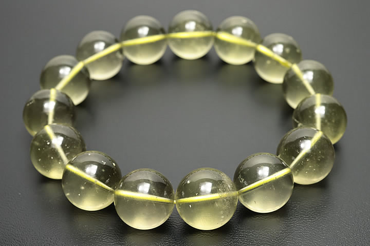 シトリン (熱加工) 10.0mm玉 黄色水晶 丸玉 バラ売 穴空