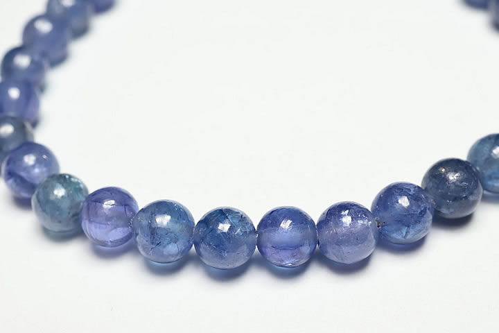 6mm宝石質グレードタンザナイトブレスレット　ファイナルグレード