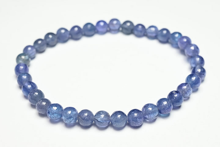 5.5mm宝石質グレードタンザナイトブレスレット　ファイナルグレード