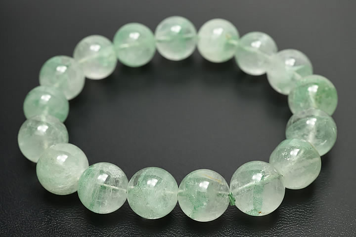 12mmグリーンファントムブレスレット マダガスカル産