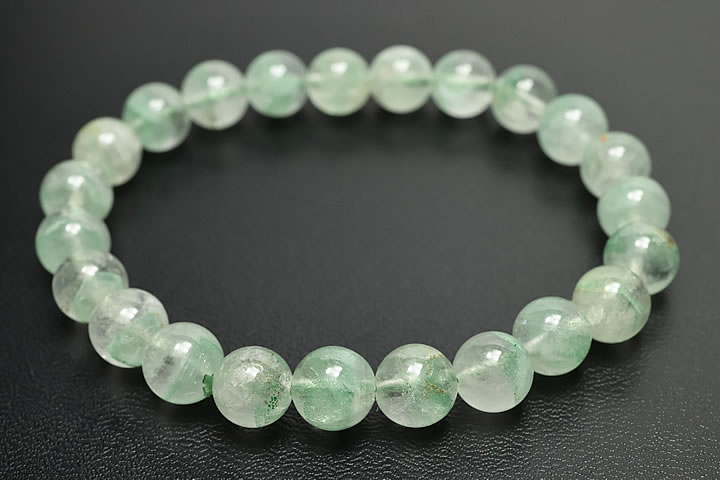 8mmグリーンファントムブレスレット マダガスカル産