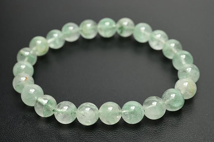 8mmグリーンファントムブレスレット マダガスカル産