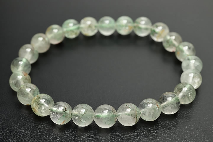 7.5mmグリーンファントムブレスレット マダガスカル産