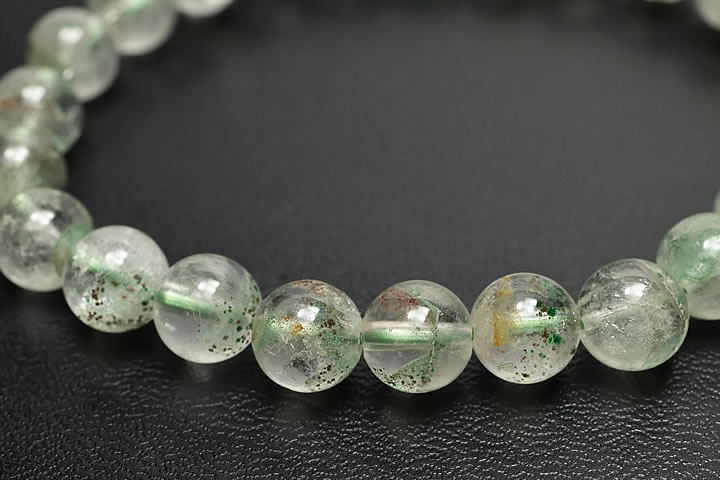 7.5mmグリーンファントムブレスレット マダガスカル産
