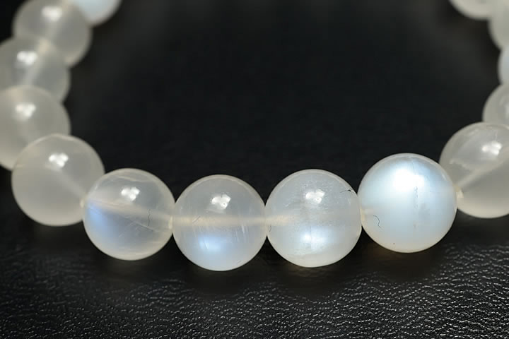 9mmロイヤルブルームーンストーンブレス ファイナルグレード