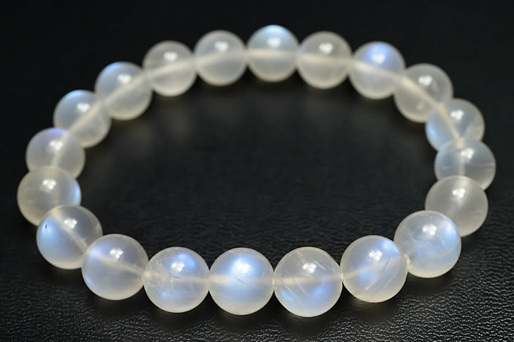 9mmロイヤルブルームーンストーンブレス ファイナルグレード