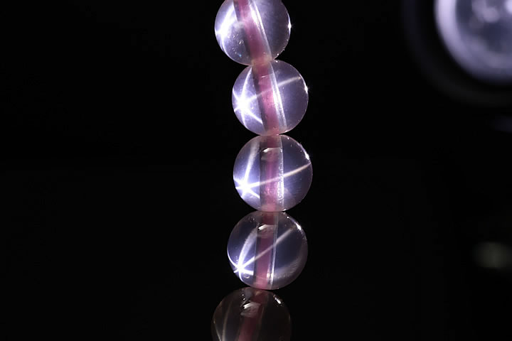 6.5mmスターローズブレスレット ファイナルグレード