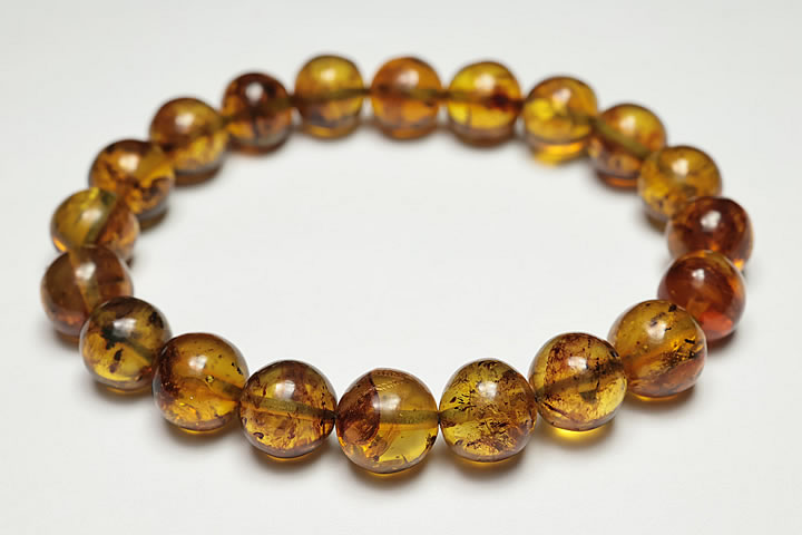 10mm5Aブルーアンバーブレスレット