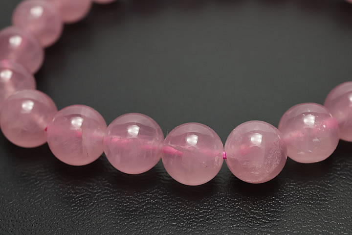 8mmディープカラーマダガスカルローズブレスレット トップグレード