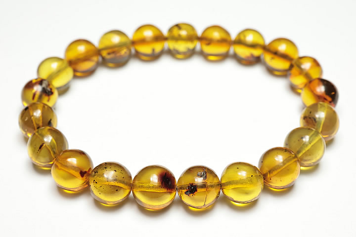 10mm5Aブルーアンバーブレスレット