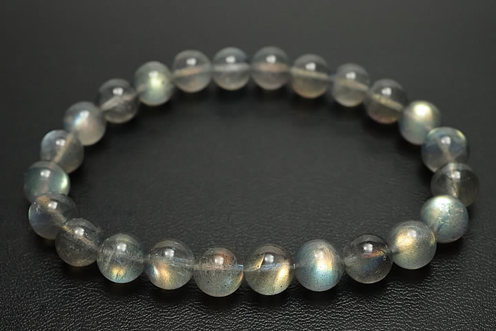8mm6A宝石質ラブラドライトブレスレット