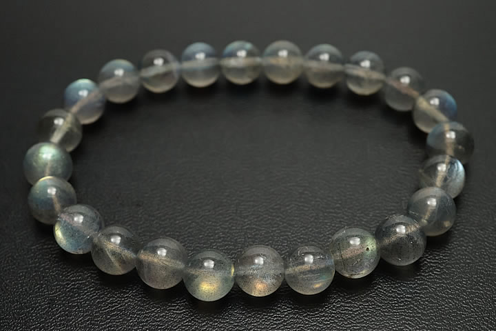8mm6A宝石質ラブラドライトブレスレット