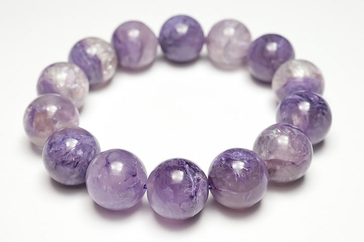 10mmピンクチャロアイトブレスレットファイナルグレード