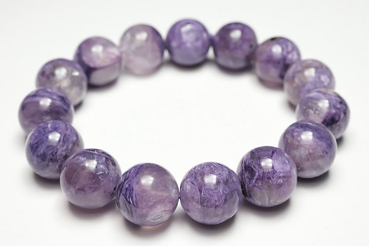 10mmピンクチャロアイトブレスレットファイナルグレード