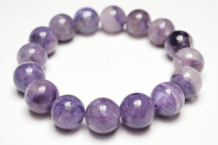 10mmピンクチャロアイトブレスレットファイナルグレード