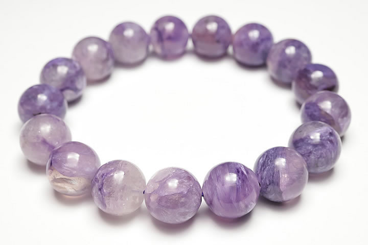 10mmピンクチャロアイトブレスレットファイナルグレード