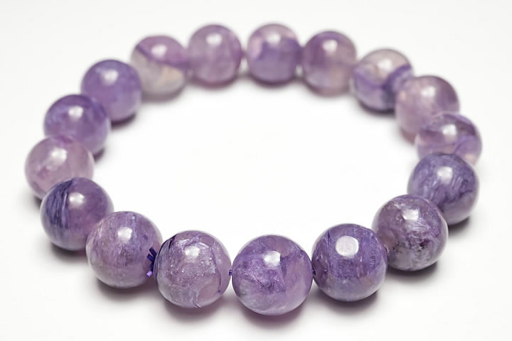 10mmピンクチャロアイトブレスレットファイナルグレード