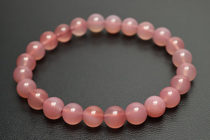 7mm天然赤メノー(瑪瑙)ブレスお買い得品 四川省産