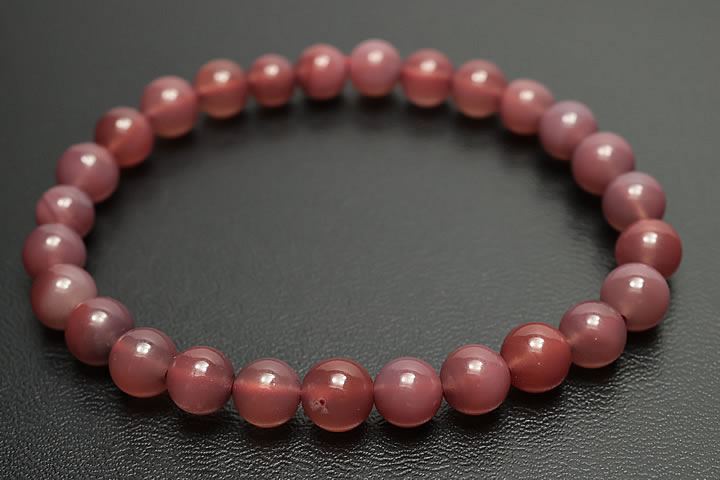 67mm天然赤メノー(瑪瑙)ブレスお買い得品 四川省産