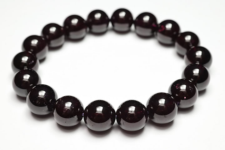 11mmロードライトガーネットブレスレット ファイナルグレード++++ ブラジル産