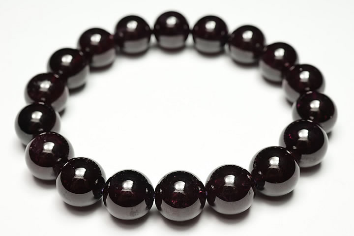 11mmロードライトガーネットブレスレット ファイナルグレード++++ ブラジル産