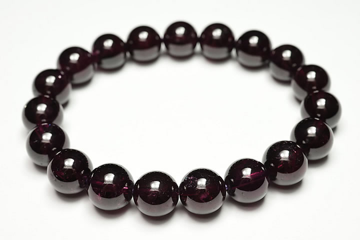 10mmロードライトガーネットブレスレット ファイナルグレード++++ ブラジル産